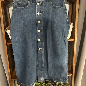 Banana Republic Blue Denim Skirt
